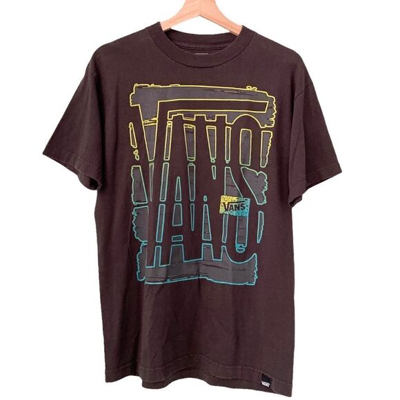 Vans Graphic Short Sleeve Black Tee in Men's Size Medium - Picture 1 of 7